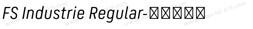 FS Industrie Regular字体转换